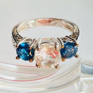 Silver .925 Triple Oval Ring